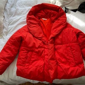 H&M Red Puffer Jacket